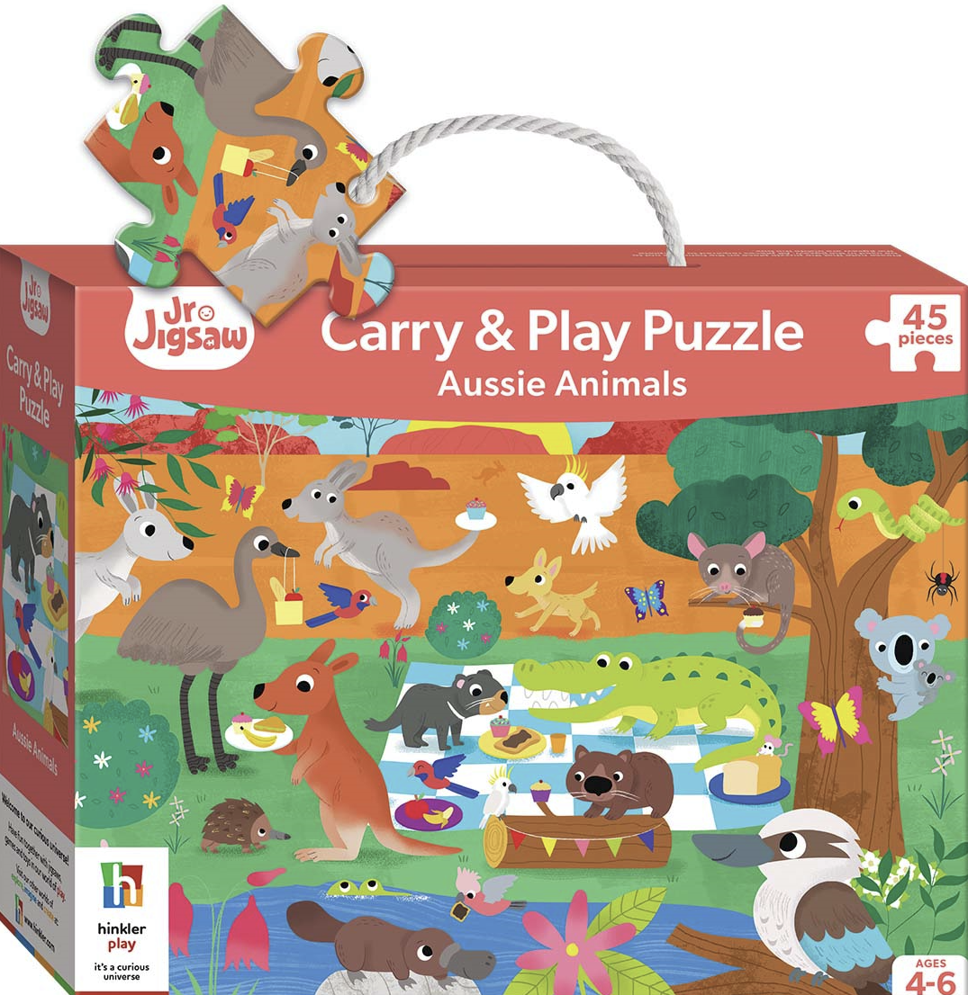 Junior Carry & Play: Aussie Animals 45 Piece Jigsaw Puzzle
