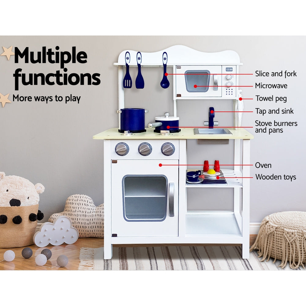 Keezi Kids Wooden Culinary Kitchen Play Set