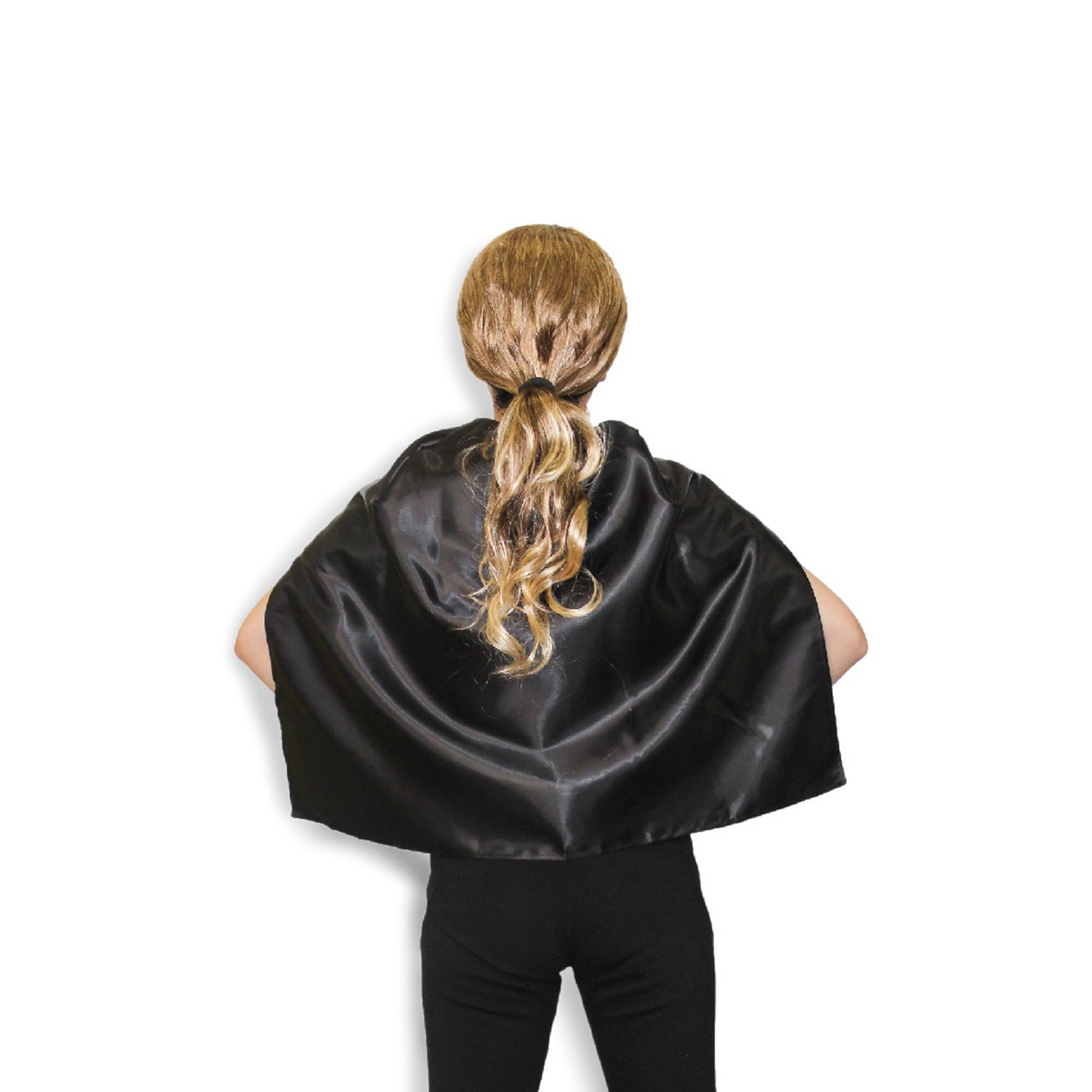 Ultimate Black Adventure Cape Kids Party Costume – Short
