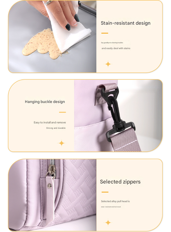 Midnight Black Chic Insulated Lunch Tote Bag – Large Capacity Quilted Cooler Tote