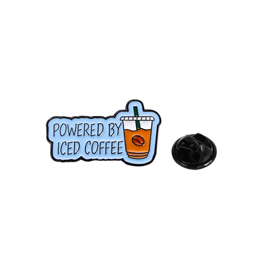 Coffee Lover Enamel Pin Set 4 Pack – Cute Coffee Cup Lapel Pins for Bags, Jackets & Accessories