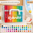 The 60-Colour Washable Acrylic Marker Set – Non-Toxic Art Pens with Soft Tip, Quick-Dry, No-Bleed, Carry Case for Kids & Creative Expression