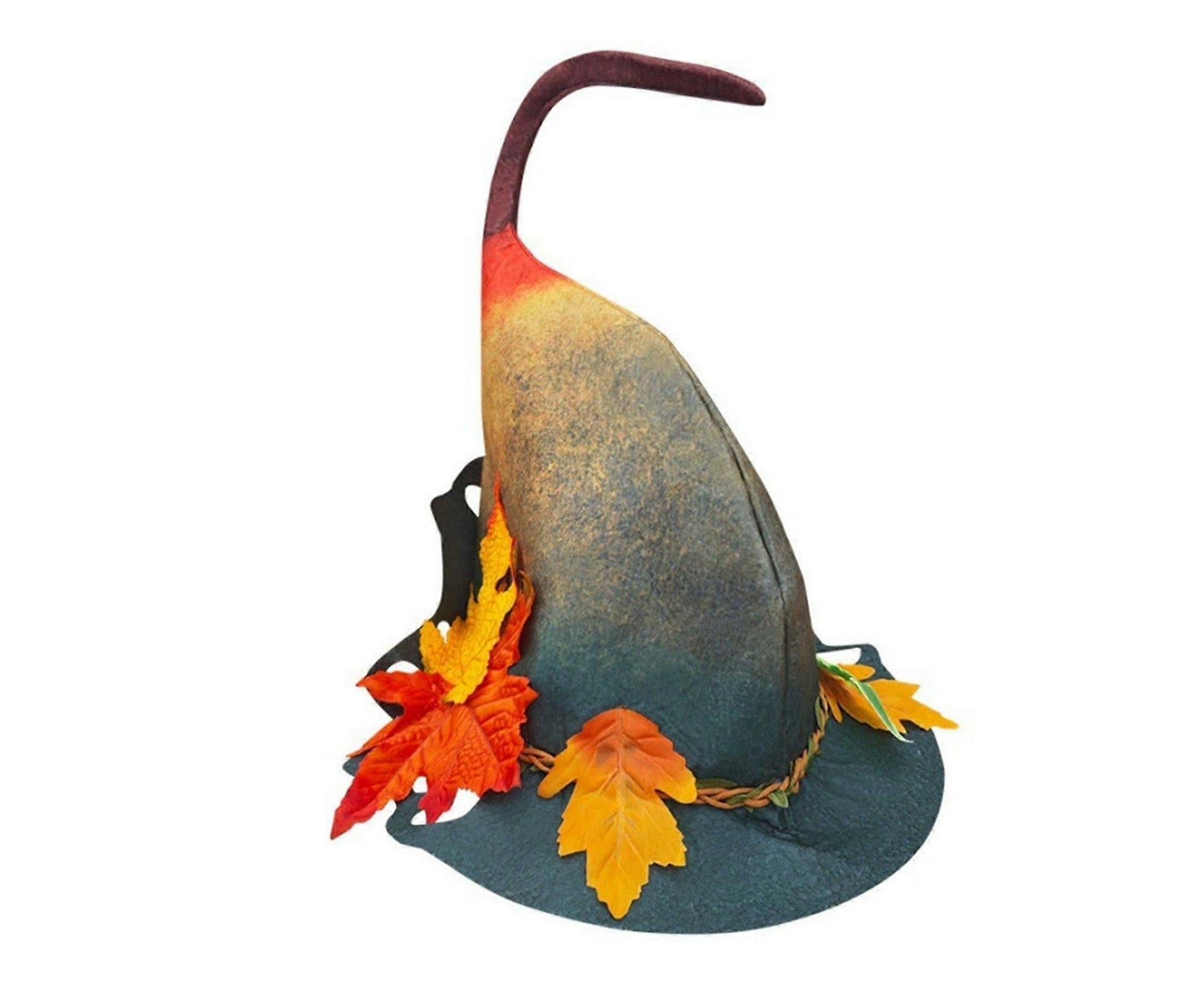 The Autumn Witch Hat with Maple Leaves – Nature Magic Wizard Hat for Halloween, Cosplay & Fantasy Dress-Up
