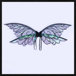 The Black Iridescent Fairy Wings Costume Accessory – Adult Butterfly Elf Wings for Dress-Up, Cosplay & Parties