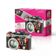 The Black Retro Camera Building Blocks Set – DIY Twin Lens Model Kit with Display Design (500+PCS)