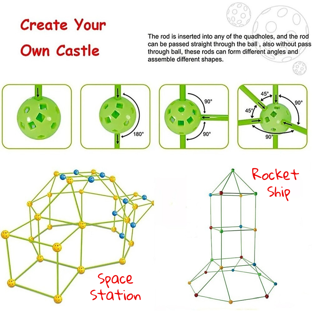 Build Your Own Den: The Magic Castle - 217 Pieces