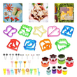 Fun Food Shape Cutter Set - 45 Piece