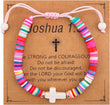 The Girls Cross Bracelet Gift Set – Colourful Beaded Christian Bracelet with Card & Gift Box for Communion, Confirmation, Baptism and Easter Gifts