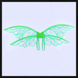 The Green Iridescent Fairy Wings Costume Accessory – Adult Butterfly Elf Wings for Dress-Up, Cosplay & Parties