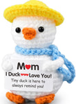 The Handmade Crochet Duck Gift for Mum – Cute “I Duck Love You” Keepsake Plush