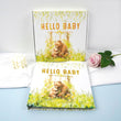'Hello Baby' Your First Years Story, Mama Bear & Cub Edition on a light blue surface