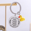 The Inspirational Duck Keychain – “You Are Braver” Motivational Charm Keyring Gift