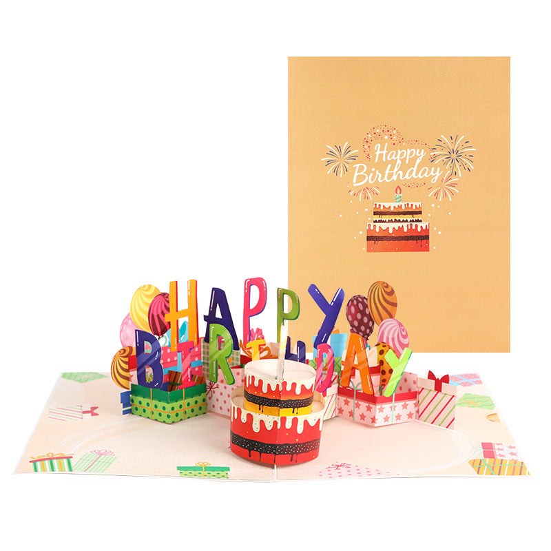 The Interactive 3D Pop-Up Birthday Card with Music, Lights & Blow-Out Candle – Musical Greeting Card, a fun and memorable gift for all ages, with a personlised age display.