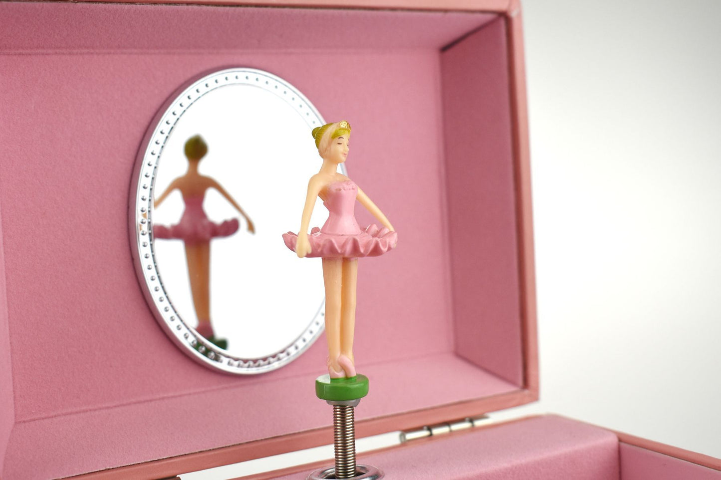 Rose Ballerina Dome Music Box