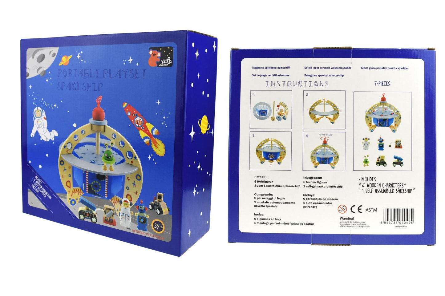 UFO Spaceship Flying Saucer Play Set