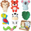 The Kids Felt Sewing Kit – DIY Animal Craft Set with Pre-Cut Shapes, Safe Needles & Beginner Sewing Materials