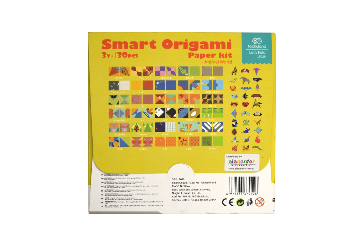 Origami Animals Craft Kit