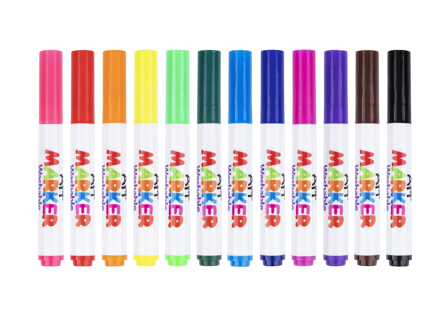 Washable Marker - 12 Colours Pack