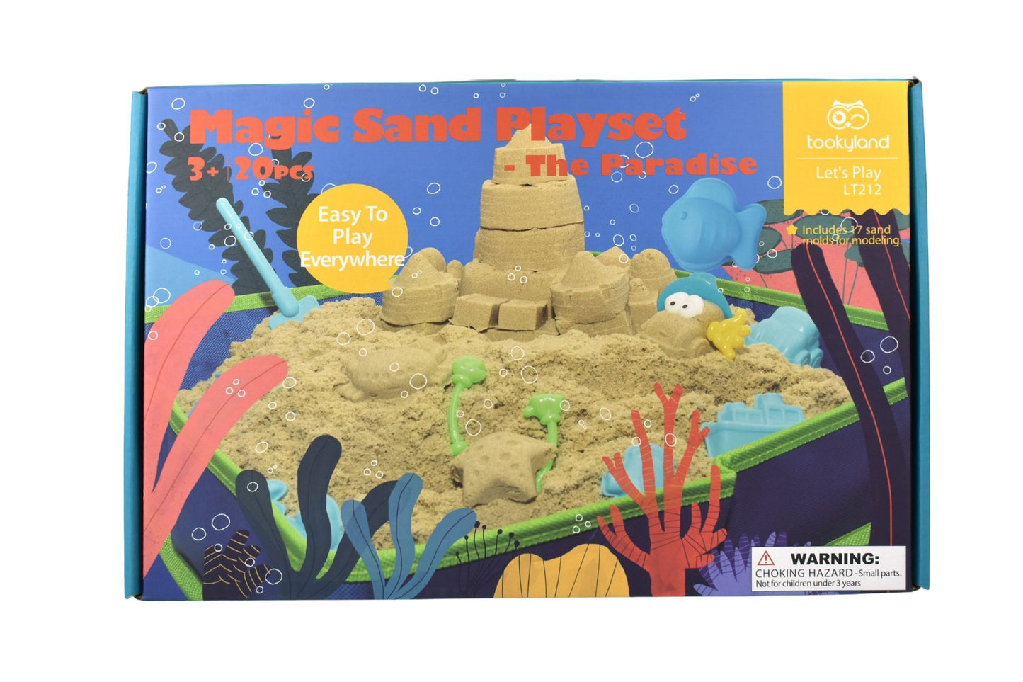 Magic Star Paradise Sensory Sand Play Kit - 2 KG