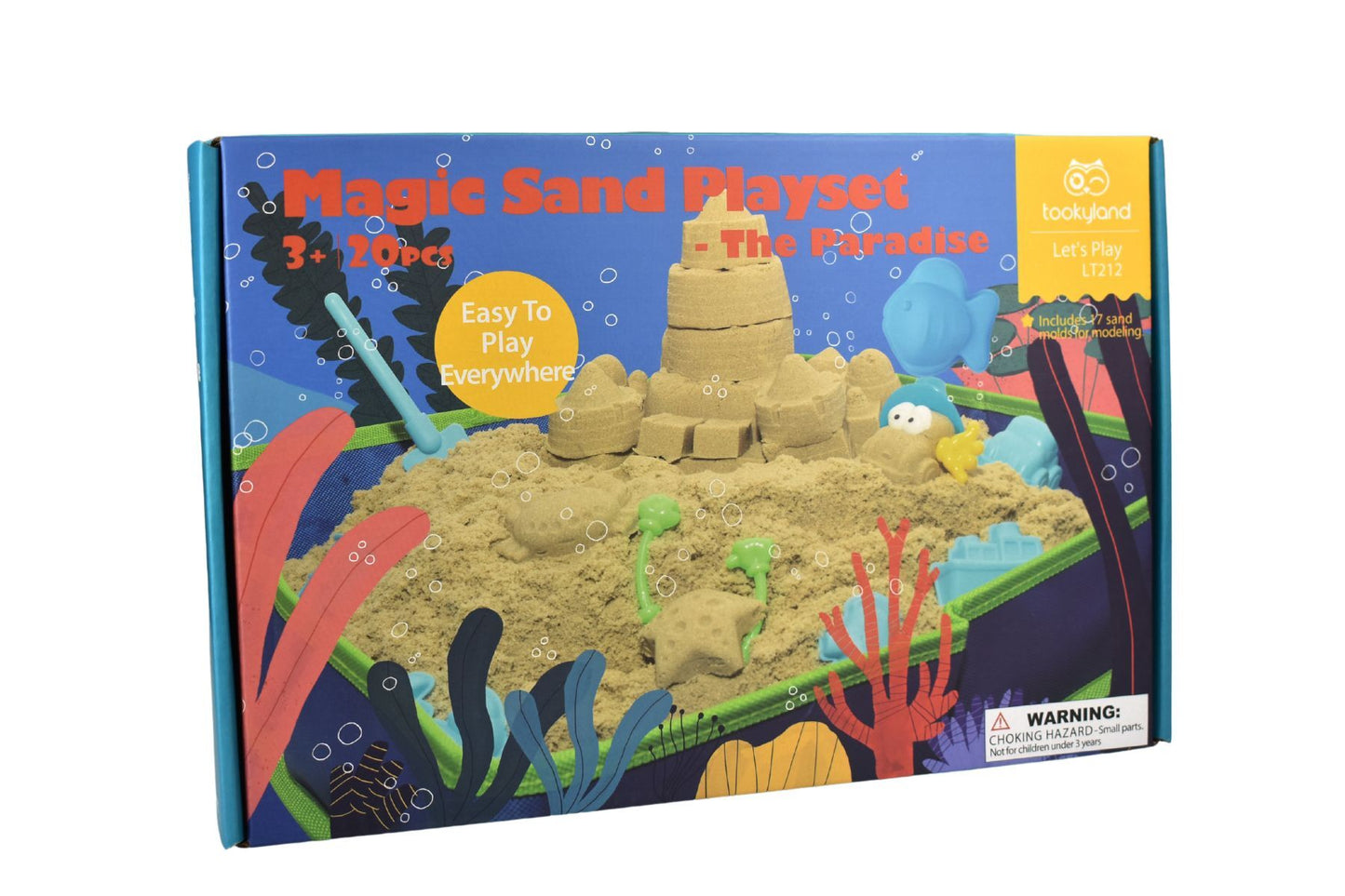 Magic Star Paradise Sensory Sand Play Kit - 2 KG