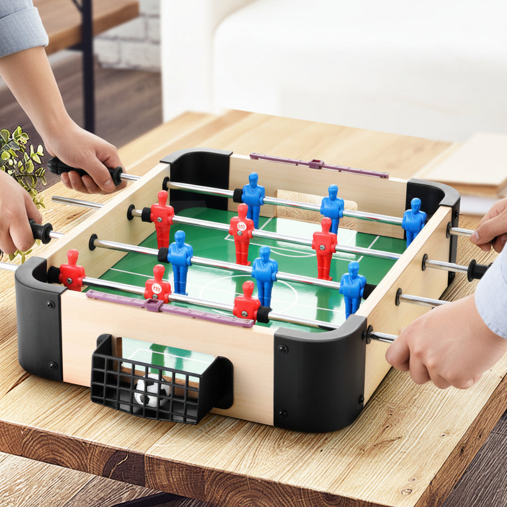 The Mini Foosball Table Soccer Tabletop Game