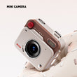 The Mini Retro Digital Camera Keychain – 48MP Photos & 1080P HD Video Travel Camera with Filters & Flash (Khaki Brown)
