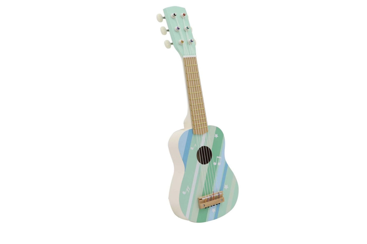 Calm & Breezy Wooden Guitar Misty Aqua