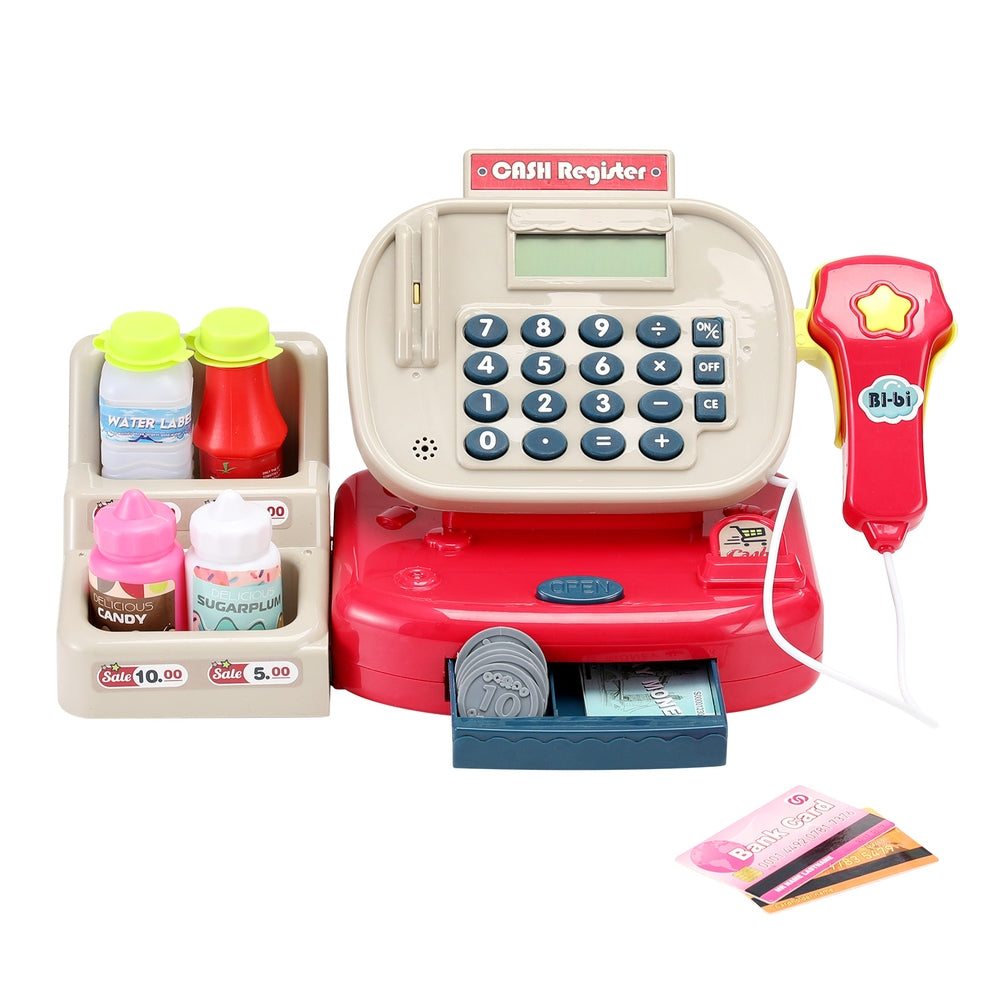 Keezi Kids Cash Register Play Money Set