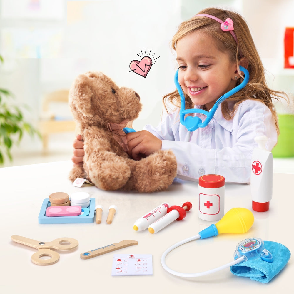 Keezi Kids Doctor Simulation Medical Pretend Play Kit