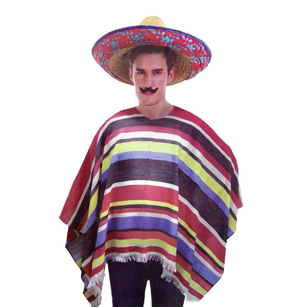 Mexican Poncho Party Costume