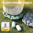 The Portable Inflatable Seat Cushion with Built-In Pump & Storage Case – Compact Waterproof Outdoor Cushion (Grey)