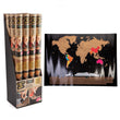 Featuring the Scratch Me Away World Travel Map