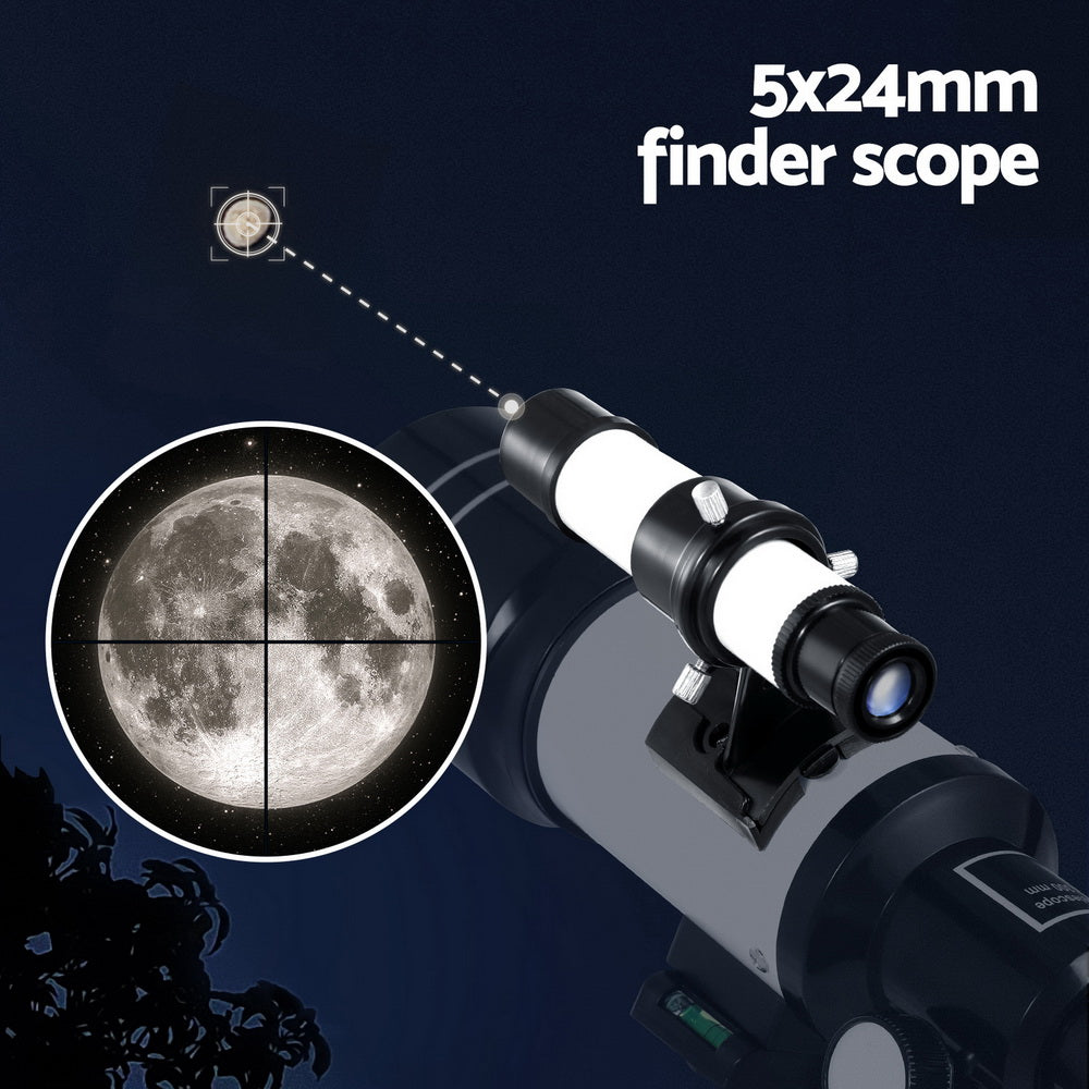 Portable 150X HD Astronomy Telescope with Adjustable Tripod for Beginners