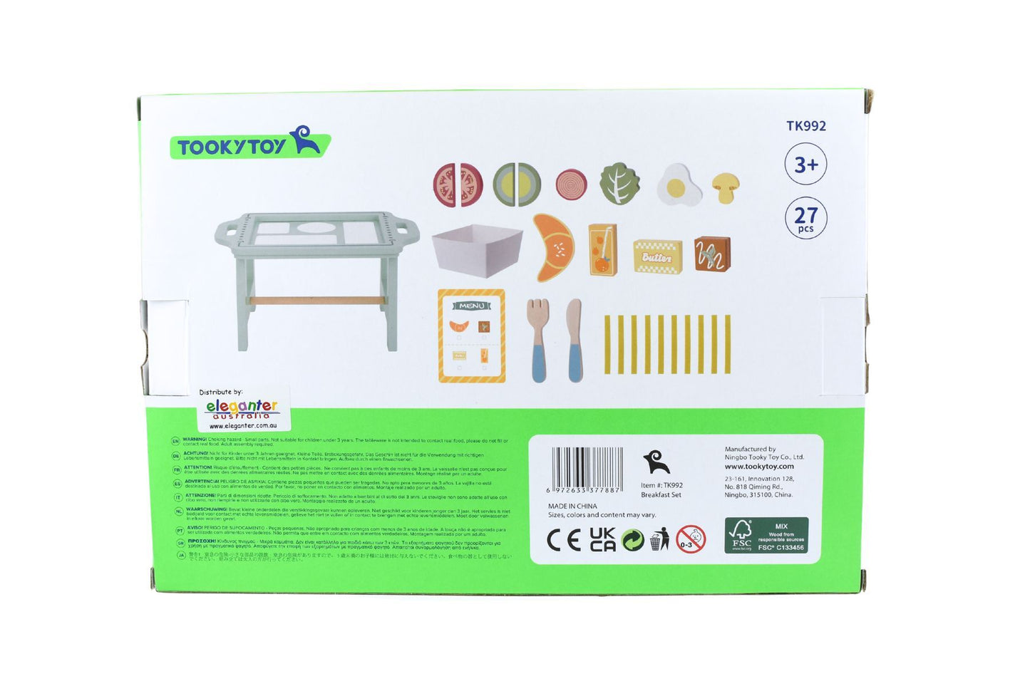 Breakfast In Bed Play Set