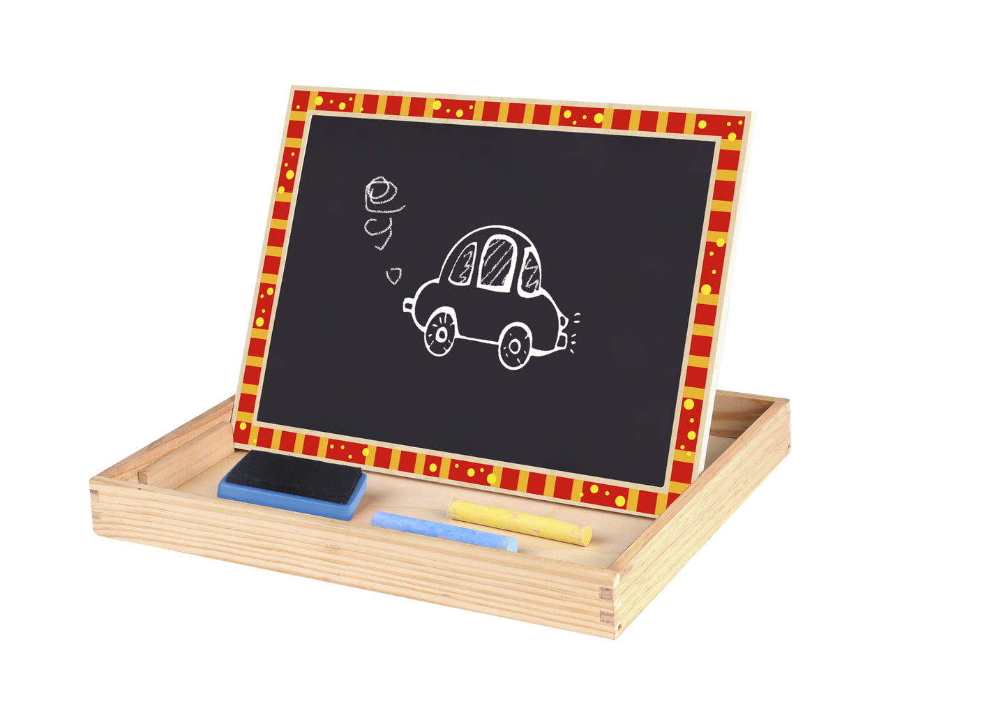 Magnetic Puzzle Box w/Chalkboard - Farm