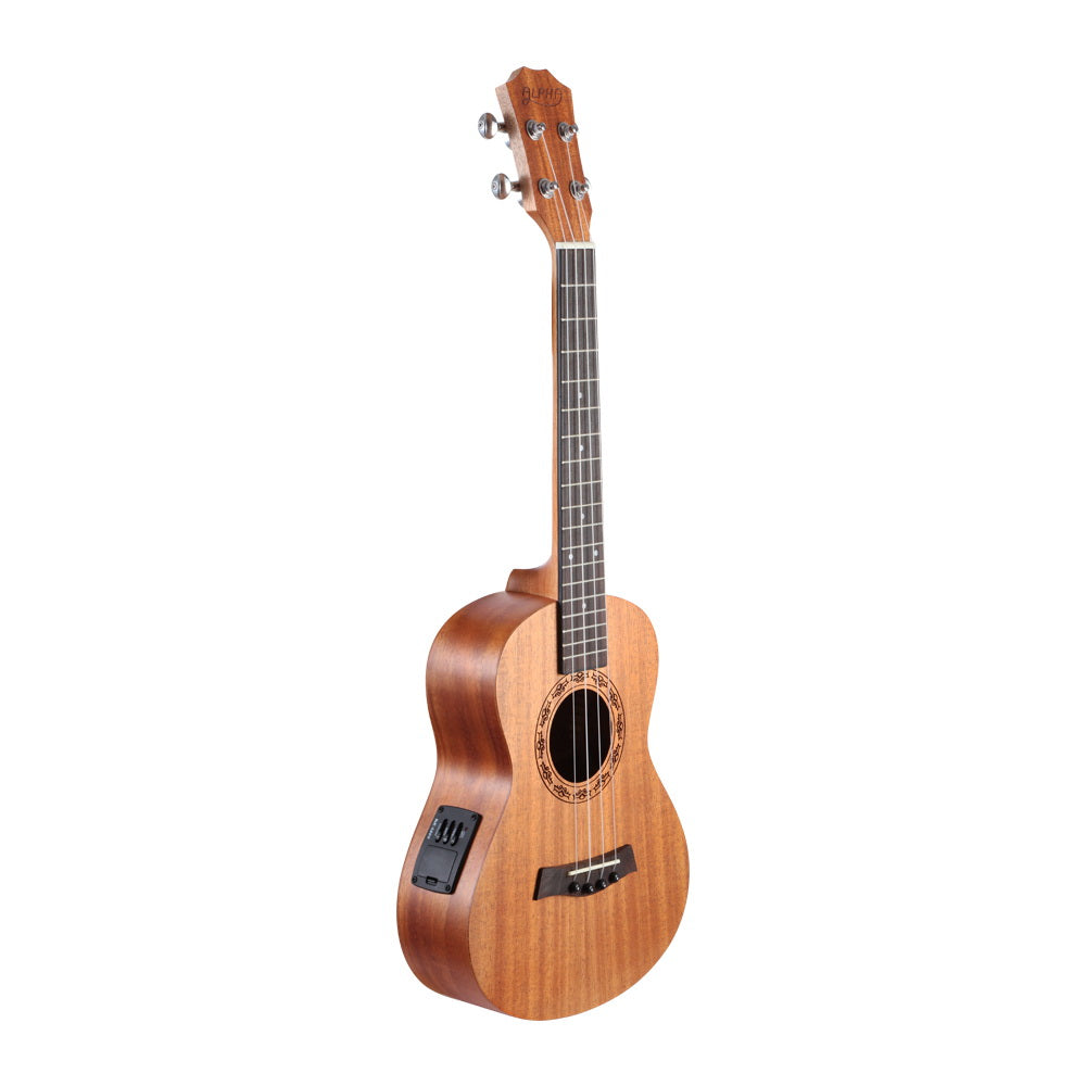 Alpha 26" Ukulele Equaliser Natural Mahogany Tenor Beginner Gift w/Bag