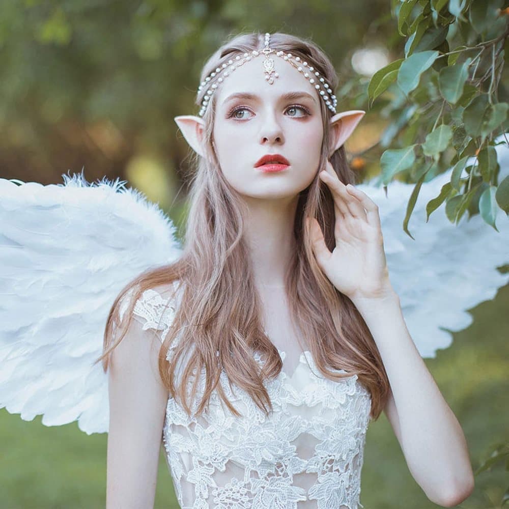 Elf Ears Cosplay 9-Pack – Latex Fairy Elf Ear Tips for Costumes & Parties