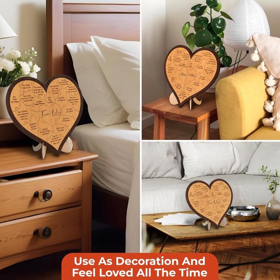 1st Anniversary Wooden Heart Puzzle Gift – Romantic Keepsake for Couples & Milestone Celebrations