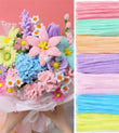 200pcs Pastel Pipe Cleaners – Thick Chenille Stem Craft Supplies for DIY Art, Decorations & Creative Projects