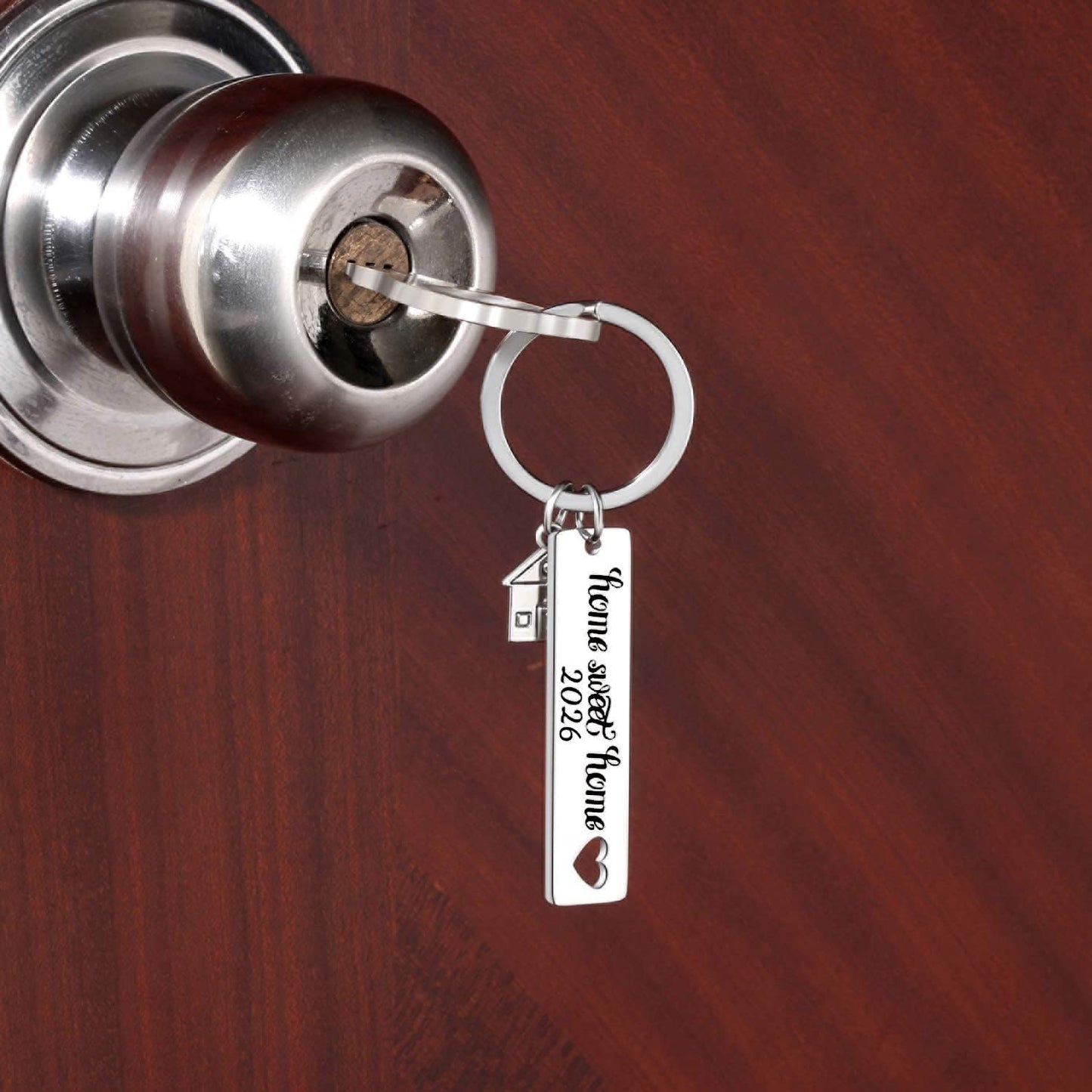 Home Sweet Home 2026 Keychain Set (2 Pack) – New Home Housewarming Gift for First Home & Homeowners