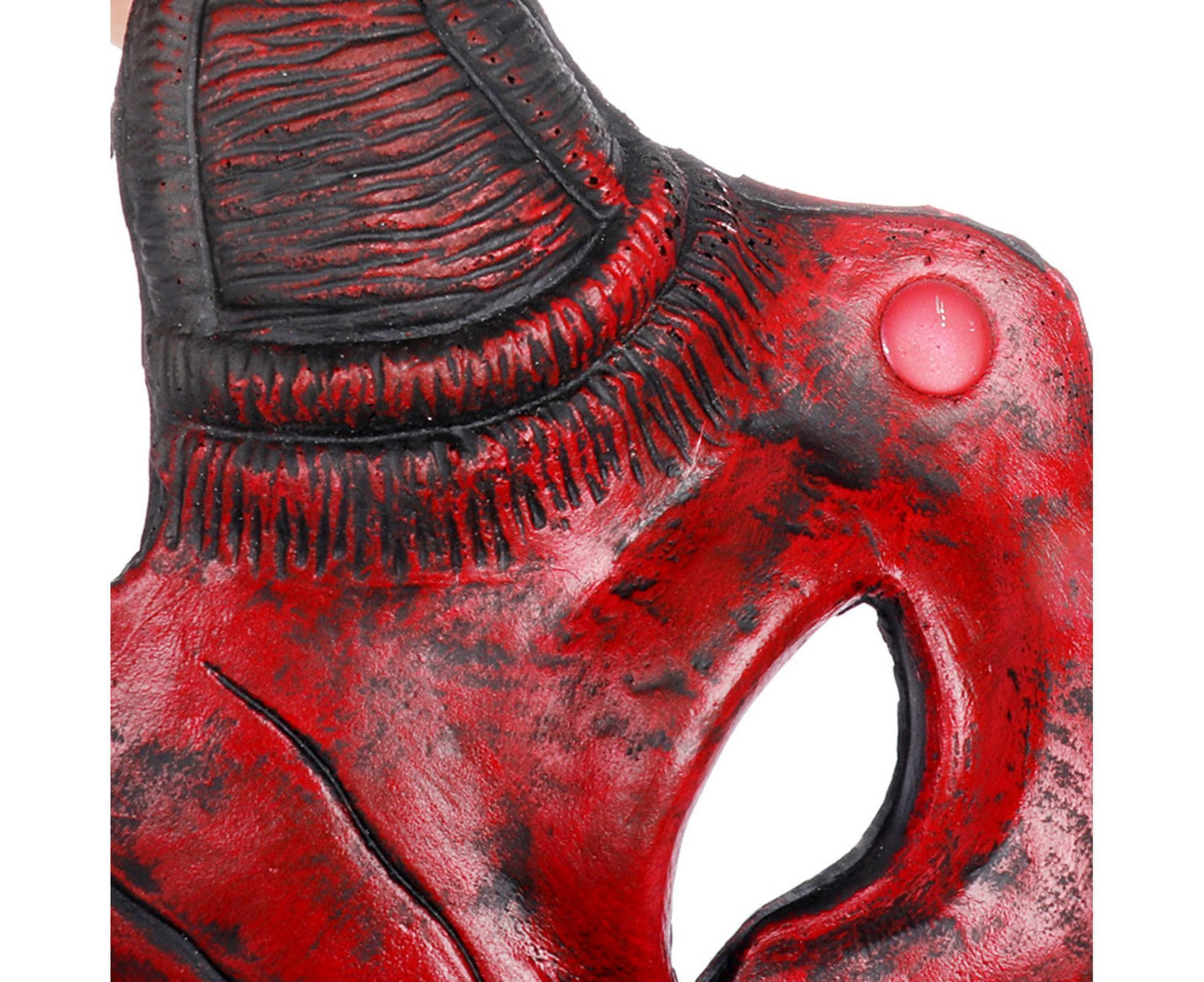 Devil Horn Mask Half Face – Red Ram Horn Halloween Masquerade Costume Mask