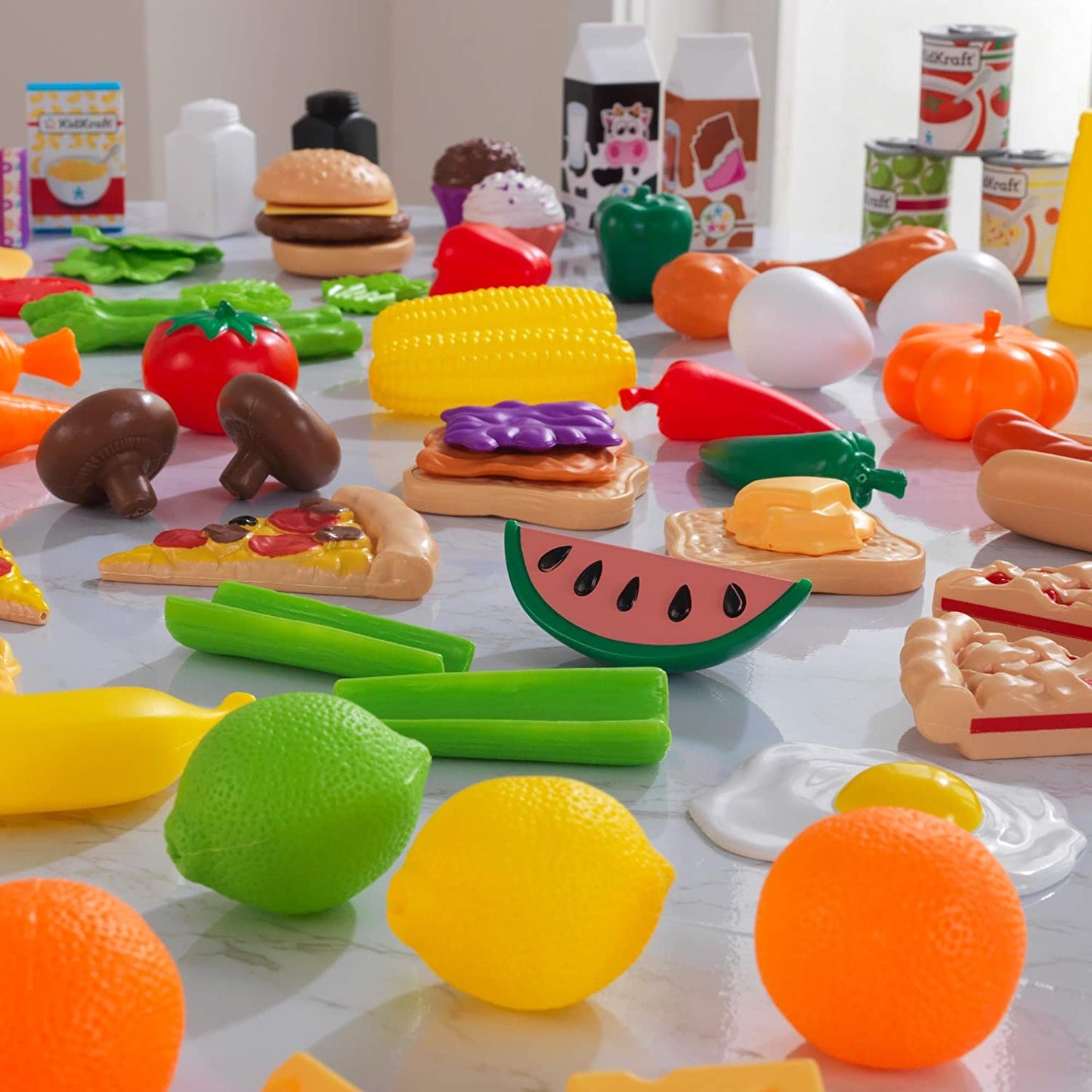 Tasty Treats Play Food Set - 115 Pieces