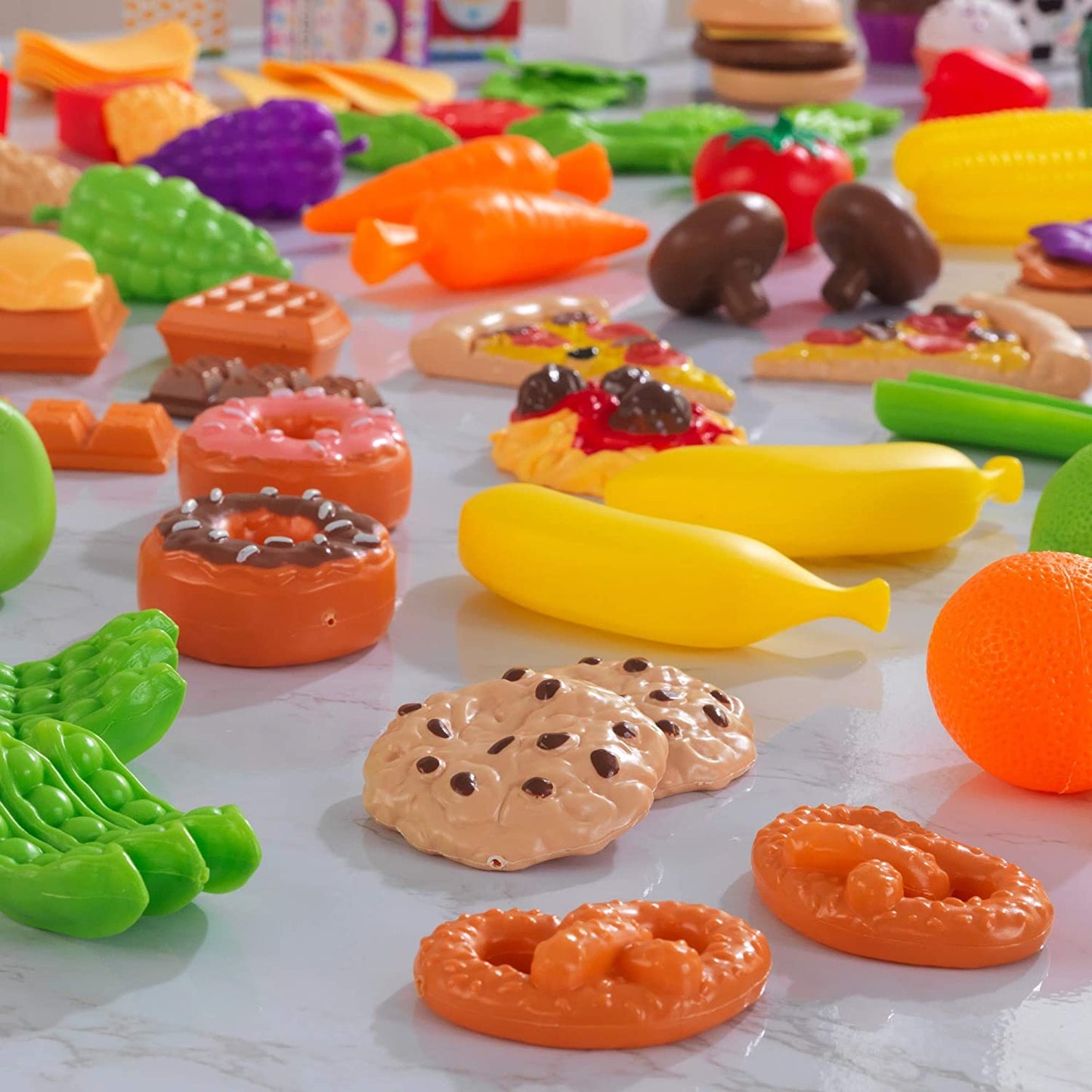 Tasty Treats Play Food Set - 115 Pieces