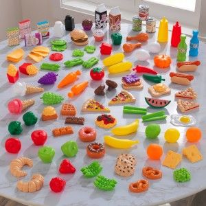 Tasty Treats Play Food Set - 115 Pieces