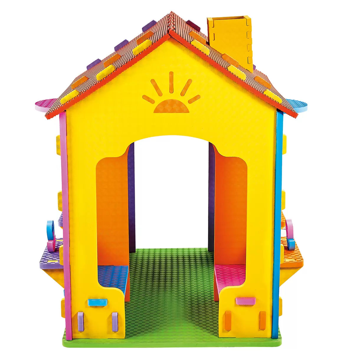 Kids EVA Foam Playhouse – Soft Indoor Playhouse with 2-Room Design