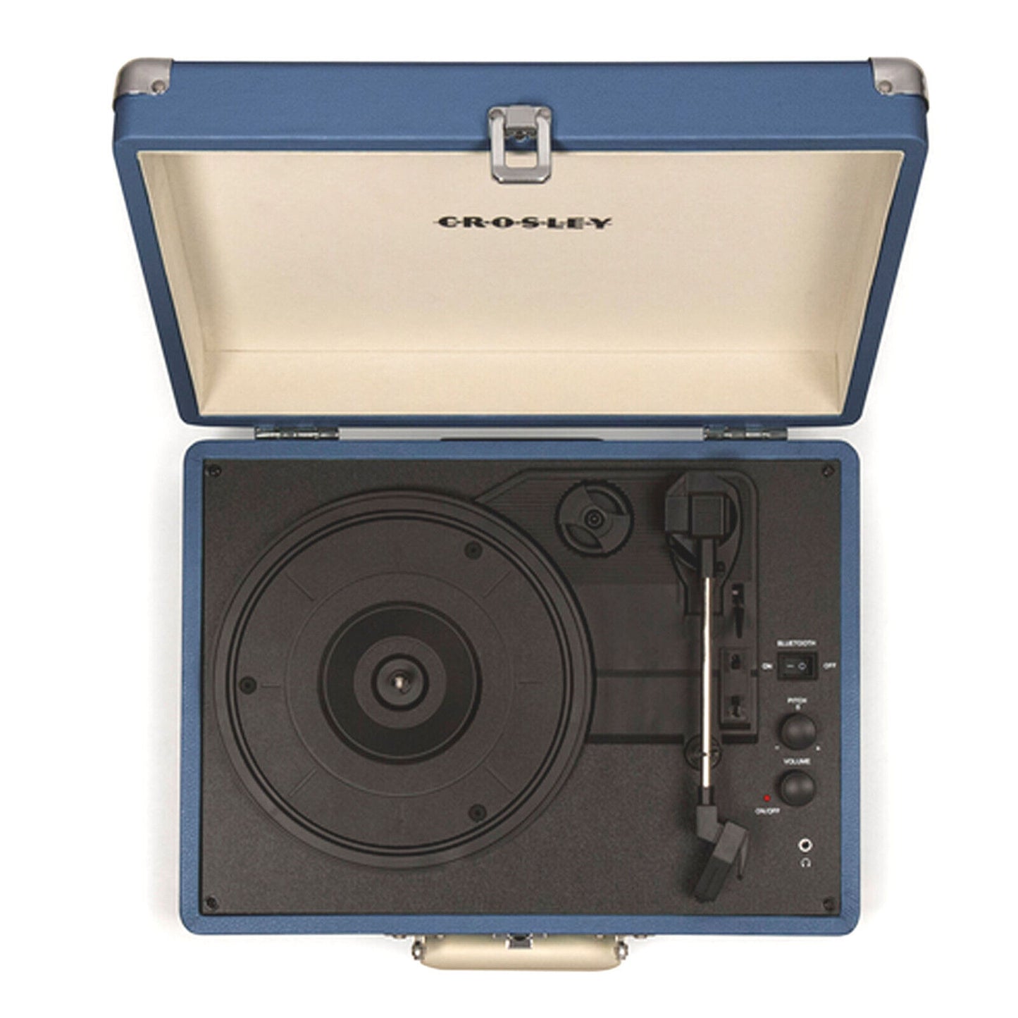 Crosley Cruiser Plus - Bluetooth Portable Turntable 3 Speed Blue