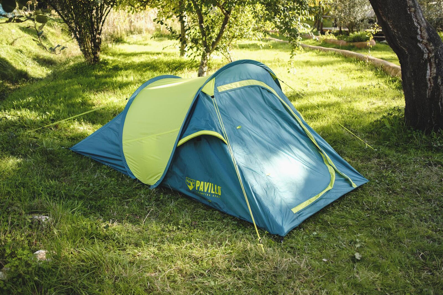 Bestway Pavillo Coolquick 2 Person Camping Pop Up Tent - Spring Green