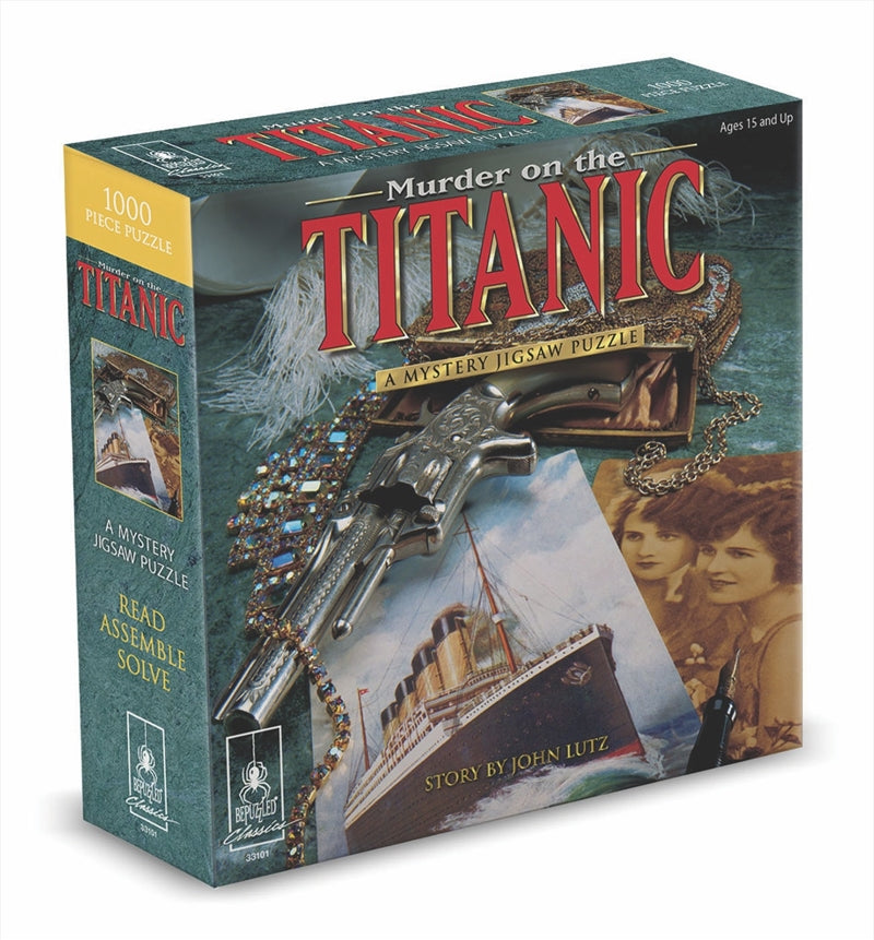 Murder On The Titanic: 1000 Piece Mystery Jigsaw Puzzle - Read Assemble Solve