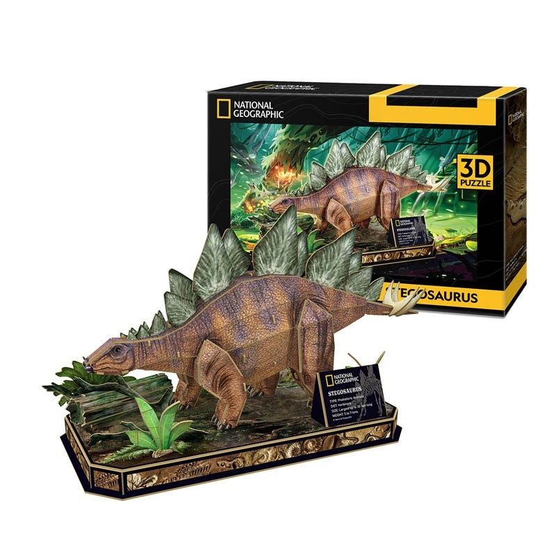 National Geographic Stegosaurus 3D Puzzle 62 Piece