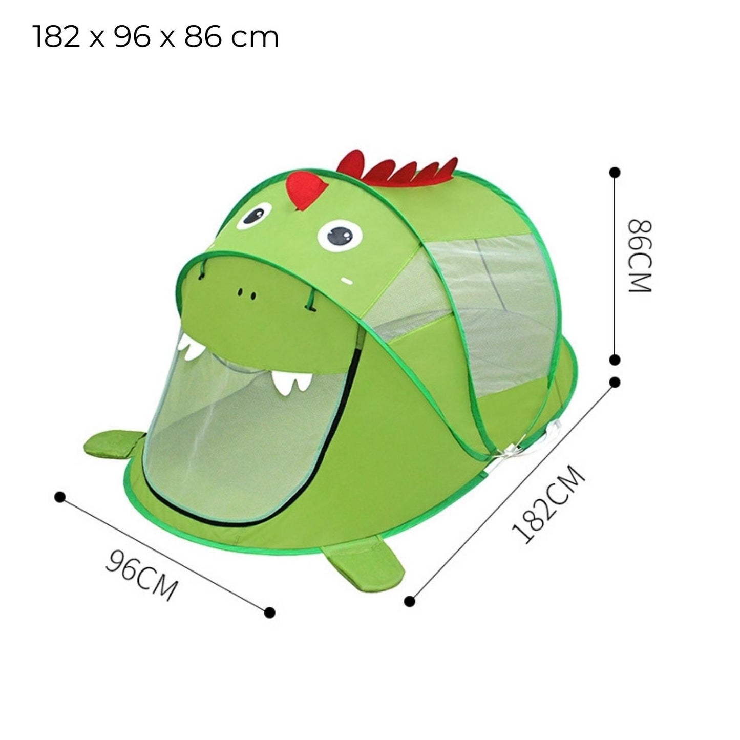 Gominimo Dinosaur Playhouse Pop-up Tent - Dino Green